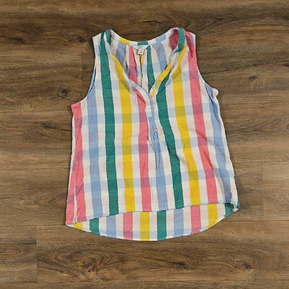 Crown & Ivy Multicolor Textured Top